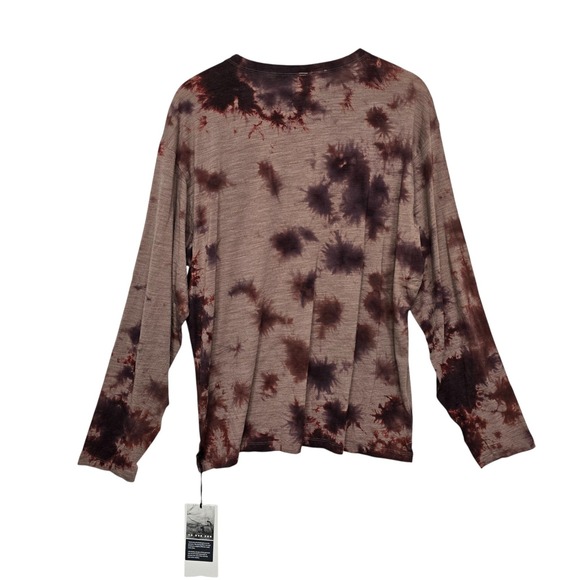 NWT Lululemon Lab Mens Large Long Sleeve Merino Wool Blend Tie Dye Relaxed Fit - Picture 2 of 9